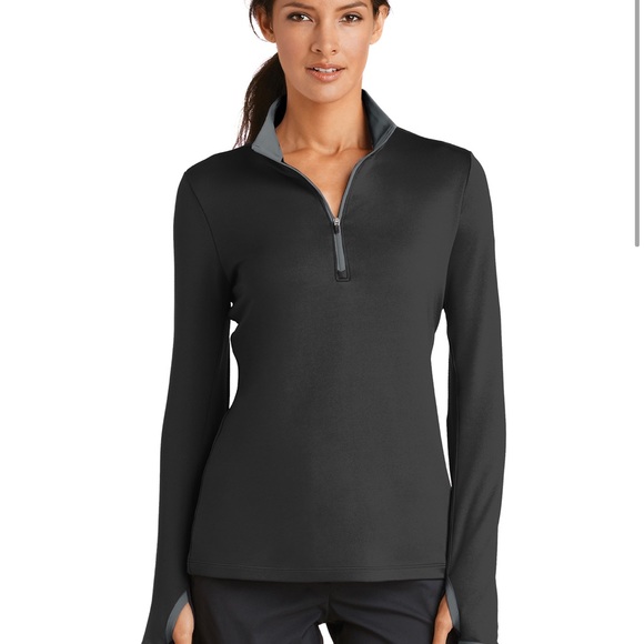 Nike Tops - Nike Ladies Dri-FIT Stretch 1/2-Zip Cover-Up